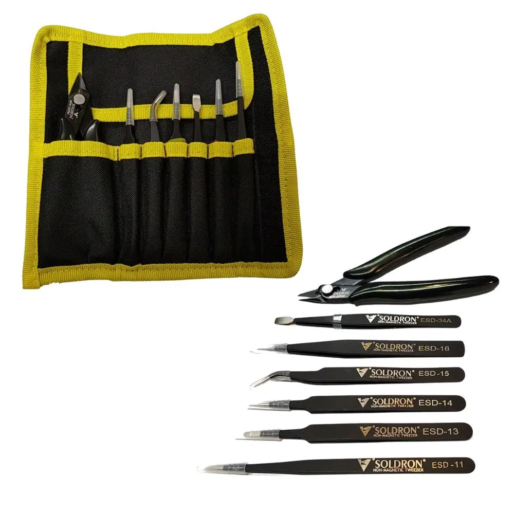 Soldron Twzc Tweezer And Cutter Pouch Set 1
