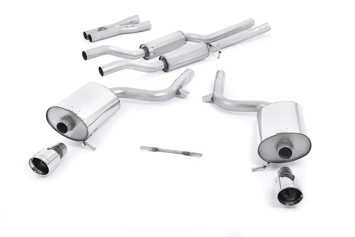 Milltek Cat-Back Exhaust For Audi A4 3.0 V6 (B6) Quattro 1