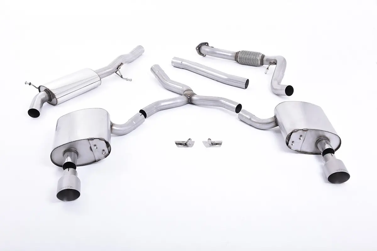 Milltek Cat-Back Exhaust For Audi A4 (B9) 2.0 Tfsi Quattro 5