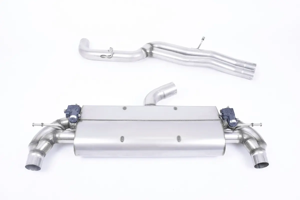 Milltek Cat Back Non-Resonated With Cerakote Black Oval Trims - Tt Mk3 - Ttrs 2.5Tfsi Quattro (Opf/Gpf Models) 1