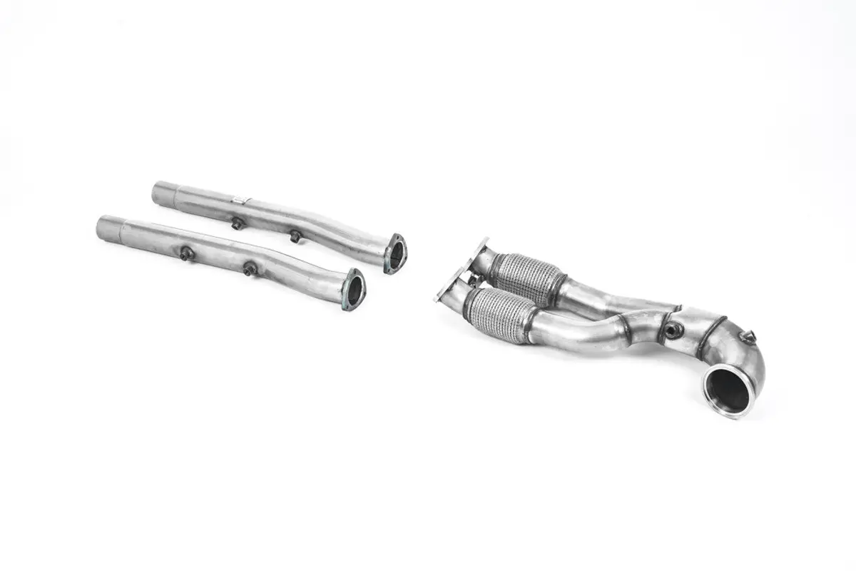 Milltek V2 Downpipe With Decat & Opf/Gpf Bypass Rs3 8V (Opf/Gpf Models) 1