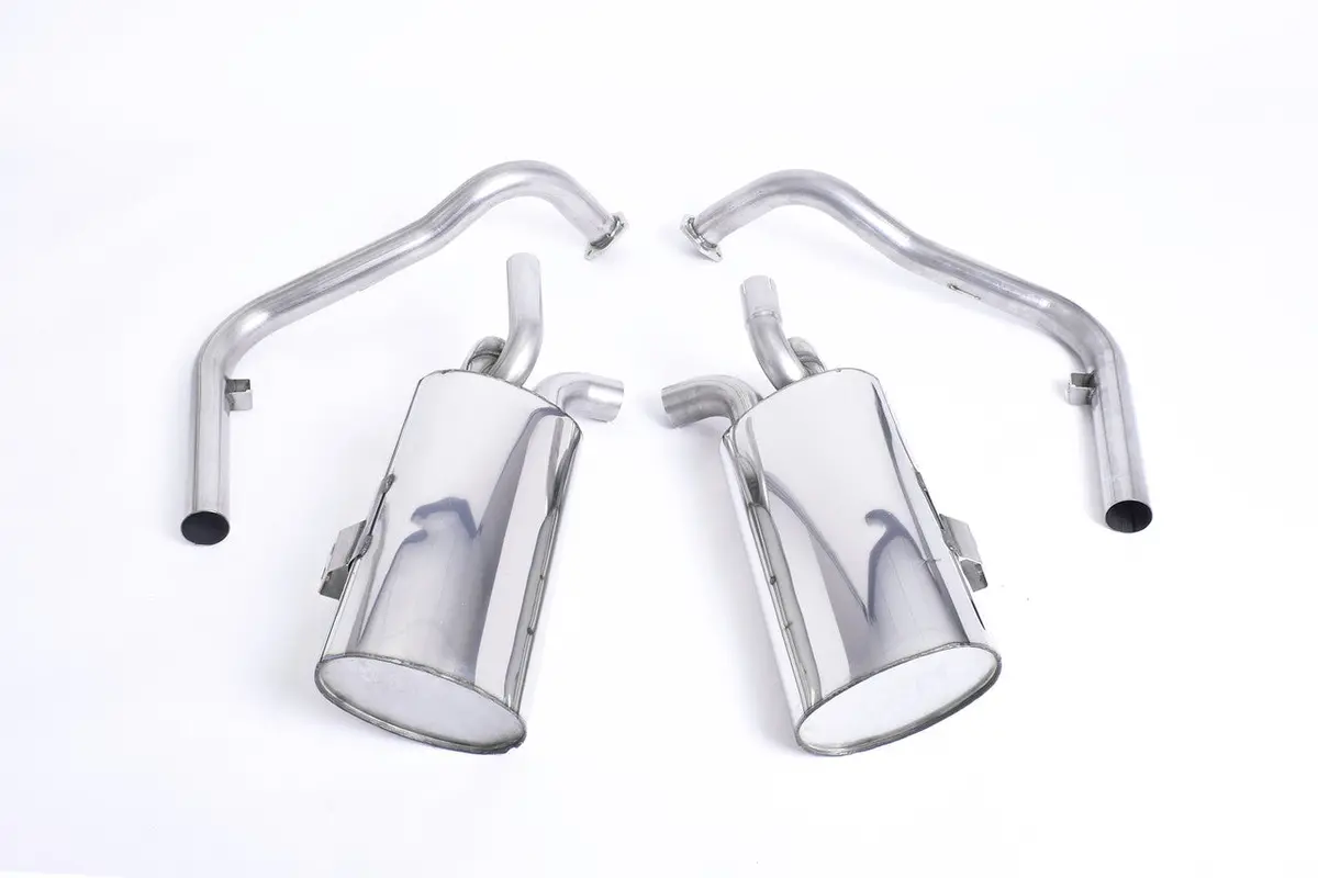 Milltek Cat-Back Exhaust - Non-Resonated (Louder). Ceramic Black Tips - Cayman - S 3.4 987 Gen2 - 2009-2013 - Ssxpo116_1 1