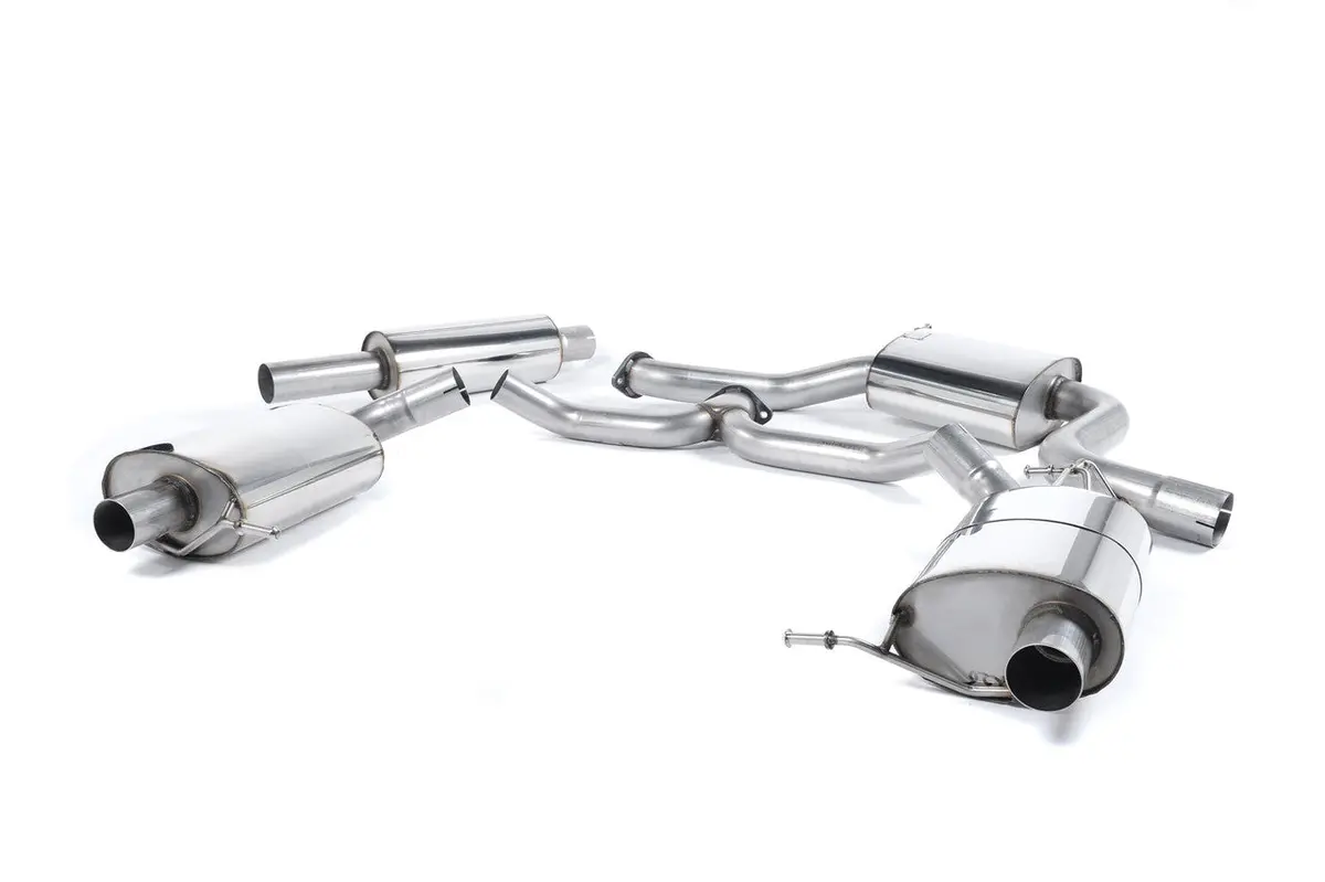 Milltek Resonated Uses Oe Tips - Octavia - Vrs 2.0 Tsi 245Ps (Face Lift) Hatch & Estate (Opf/Gpf Models Only) 1