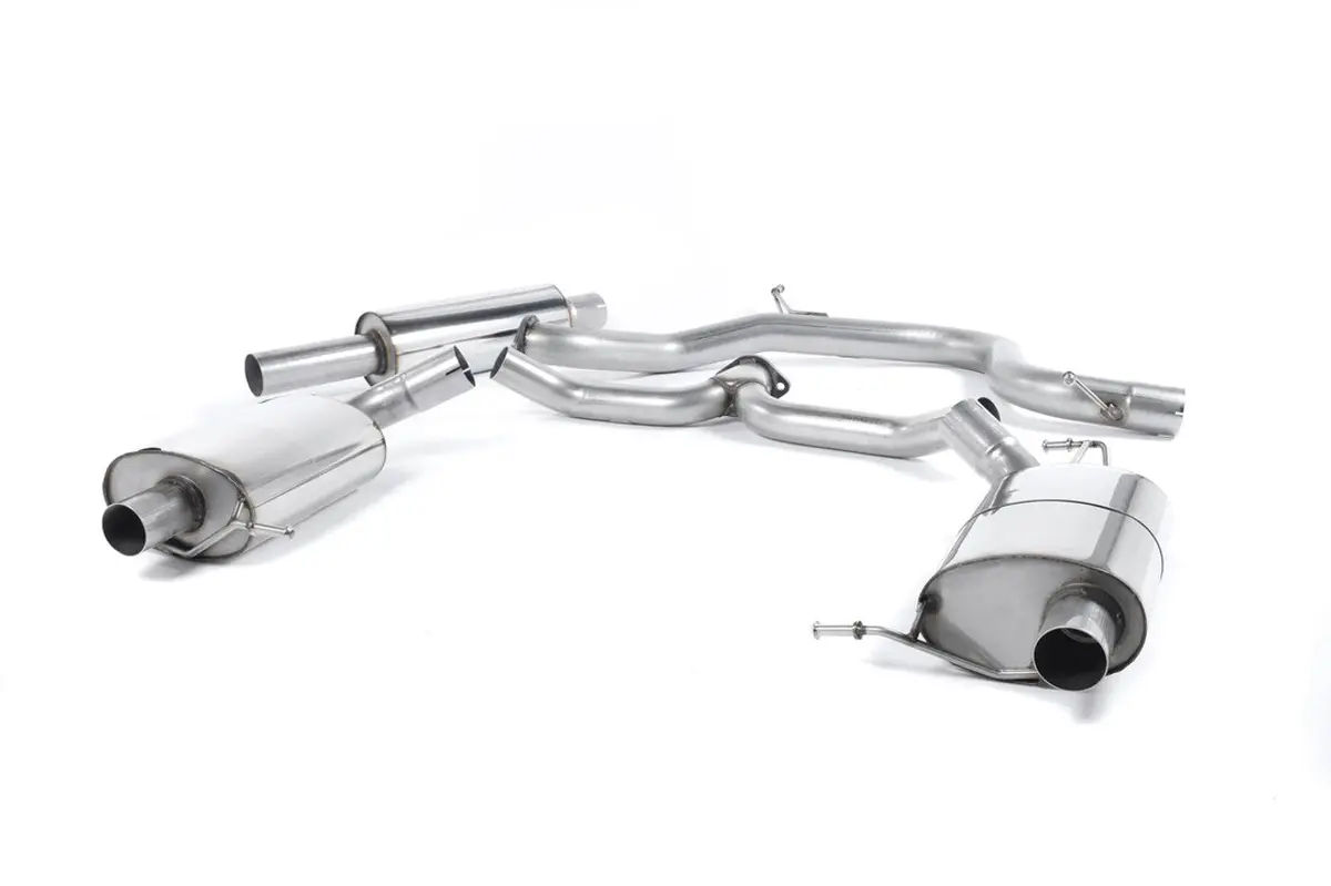 Milltek Cat-Back - Road+. Uses Oe Tips - Octavia - Vrs 2.0 Tsi 245Ps (Face Lift) Hatch & Estate (Opf/Gpf Models Only) 1