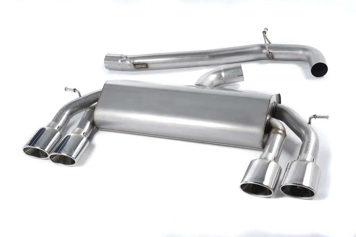 Milltek 'Non-Valved' Race Cat-Back Exhaust - Vw Golf 'R' Mk7 4