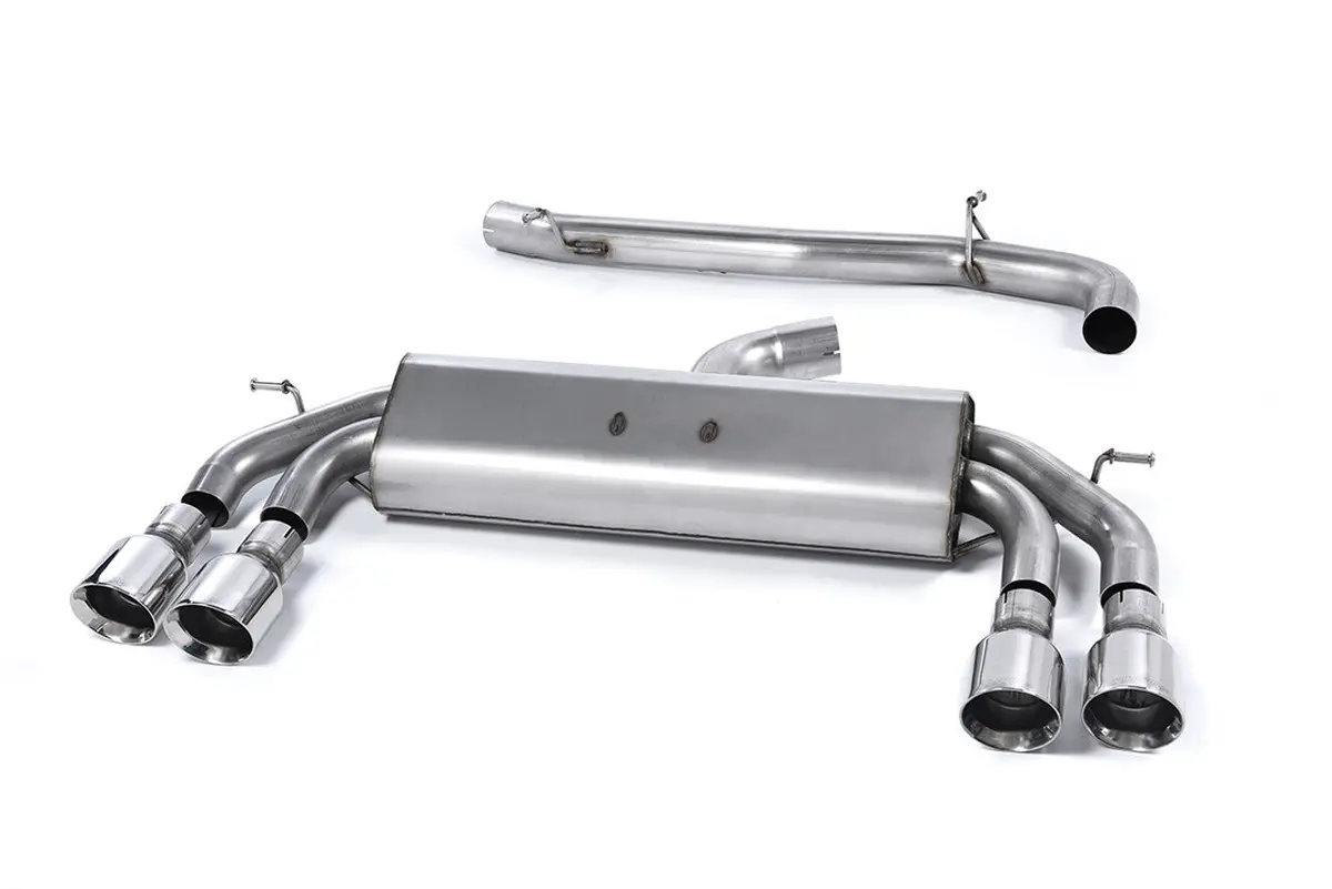 Milltek 'Non-Valved' Race Cat-Back Exhaust - Vw Golf 'R' Mk7 9