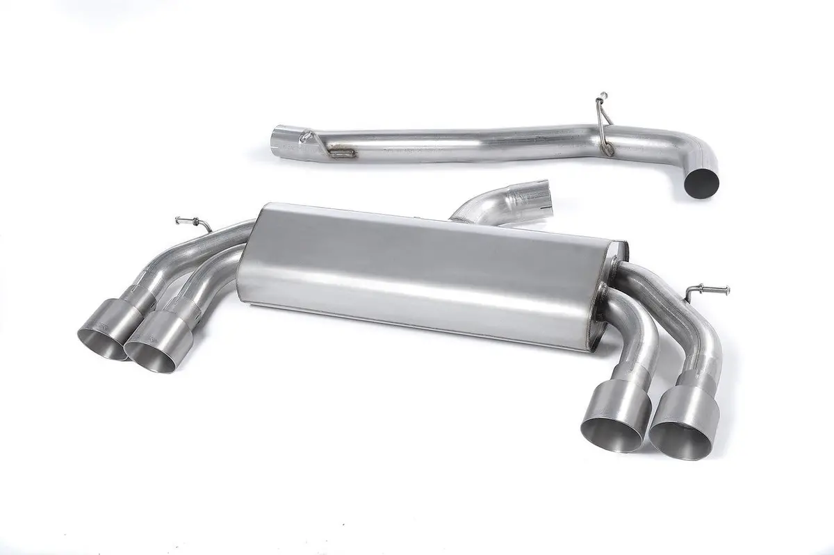 Milltek 'Non-Valved' Race Cat-Back Exhaust - Vw Golf 'R' Mk7 6