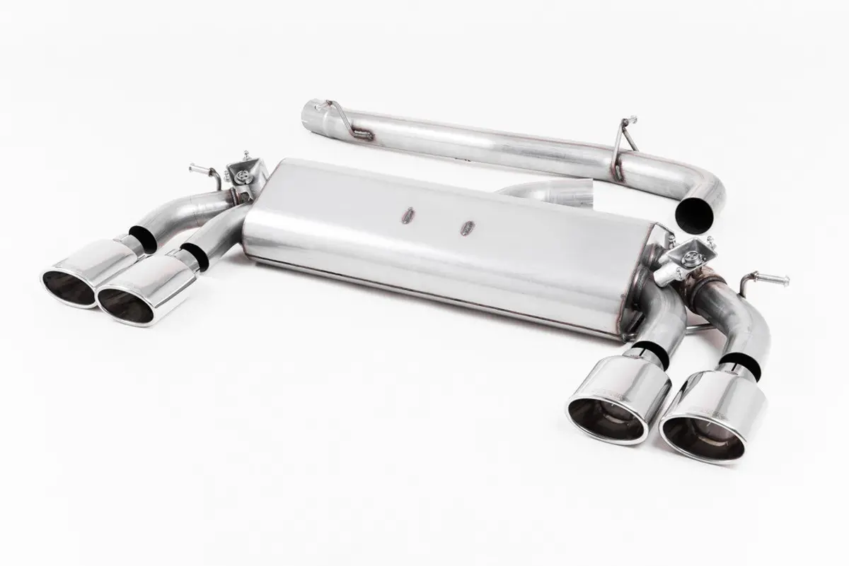 Milltek Cat-Back Exhaust - Vw Golf 'R' Mk7.5 None Gpf 4
