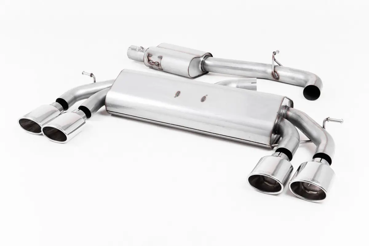 Milltek Cat-Back Exhaust - Vw Golf 'R' Mk7.5 None Gpf 8