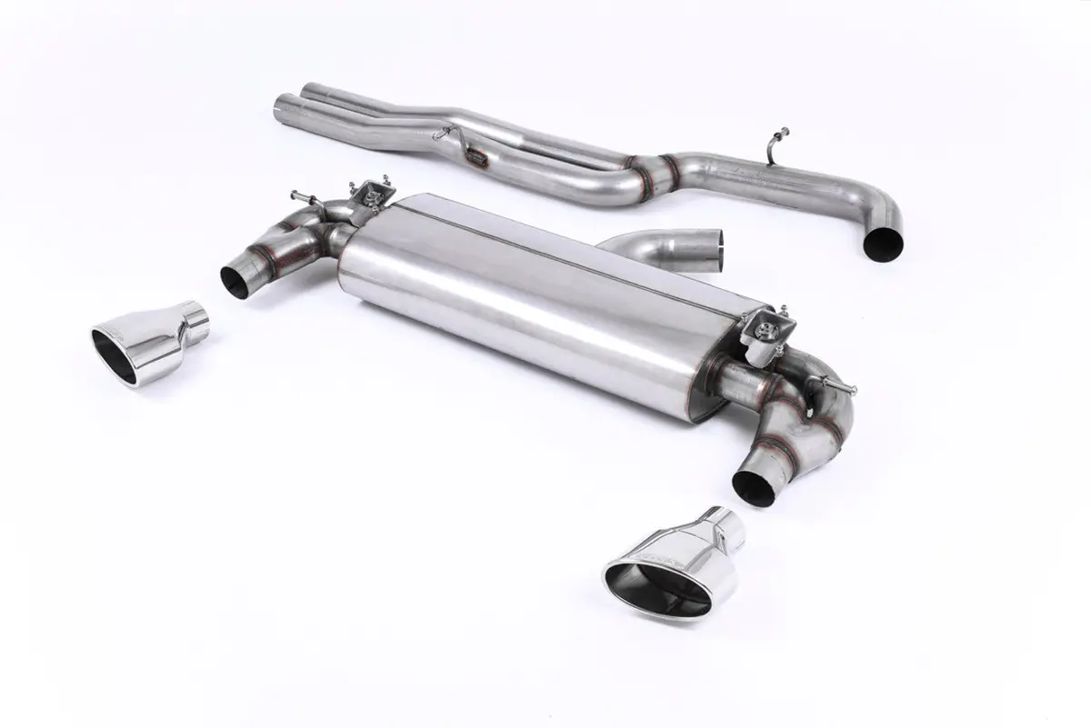 Milltek Cat-Back - Gpf Back - Polished Gt-100 Tips - T-Roc - R 2.0Tsi 300Ps (With Opf/Gpf) 1