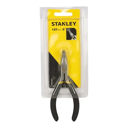 Stanley Miniature Basic Bent Nose Pliers 5" (Stht84126-8) 1