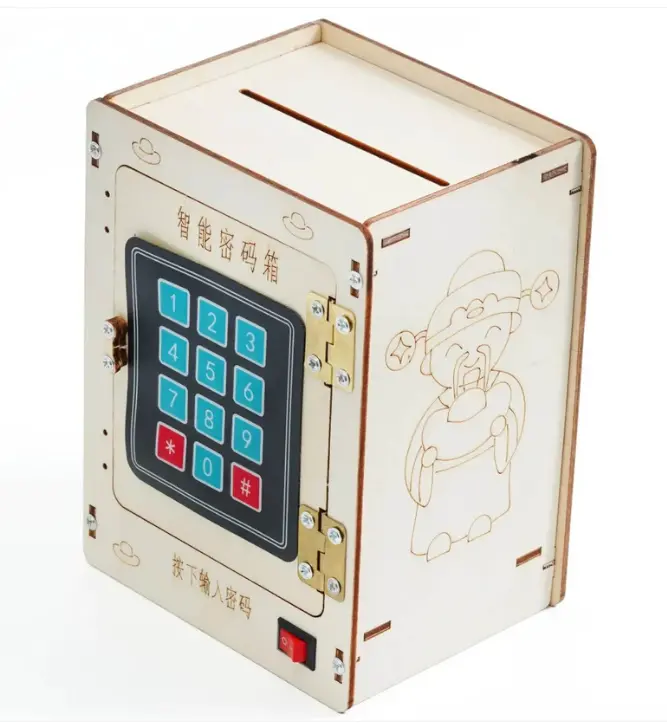 Diy Smart Password Box, Code Box Model, Scientific Toys For Teenagers, Assembled Educational Materials Kits For Children (A-47) 1