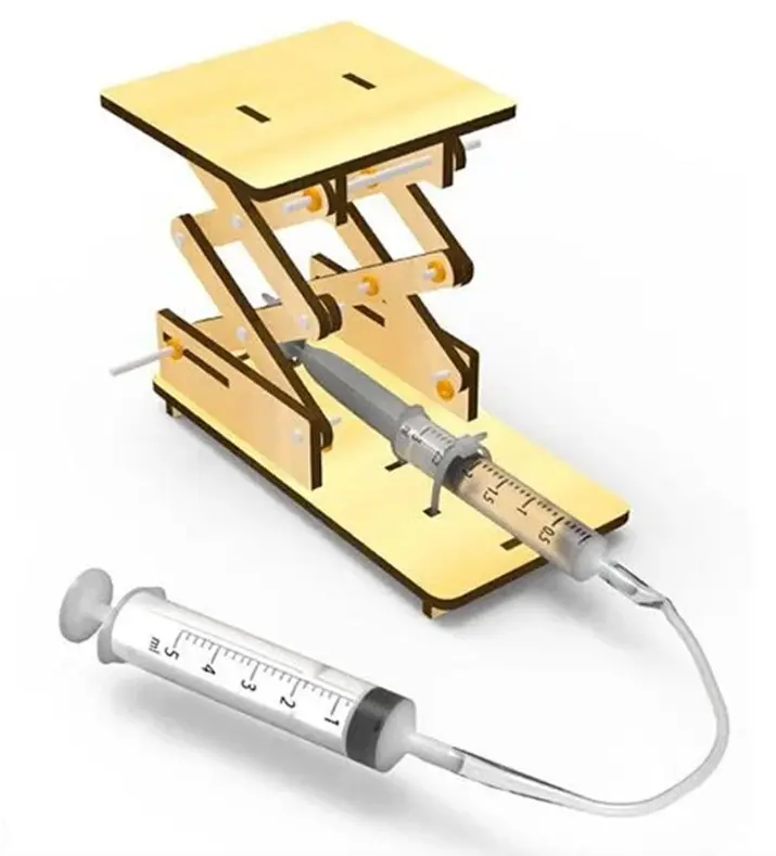 Diy Hydraulic Lifting Table Assembly Model Of Mdf (A-007) 1