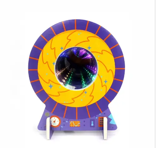 Diy Students Puzzle Creative Handmade Time Tunnel Machine Stem Toy Engineering Science Experiment Kit For Kids 1
