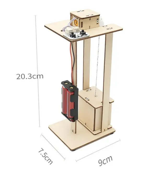 Diy Electric Elevator Stem Kit For Kids Stem Electric Elevator Toy Educational Stem Electric Elevator Model Kit 1