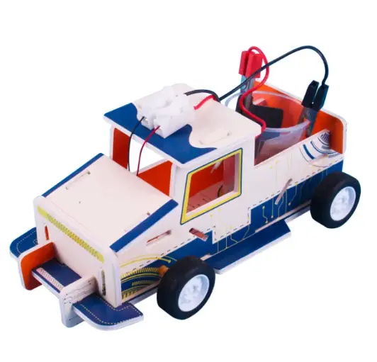 Diy Kt Board Saltwater Powered Car Children's Technology Small Production Invention Science Experiment 1