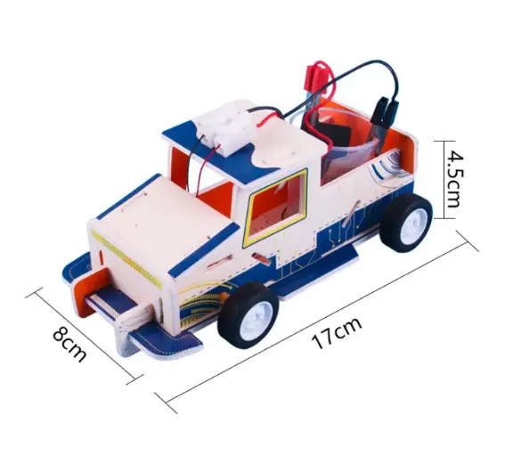 Diy Kt Board Saltwater Powered Car Children's Technology Small Production Invention Science Experiment 2