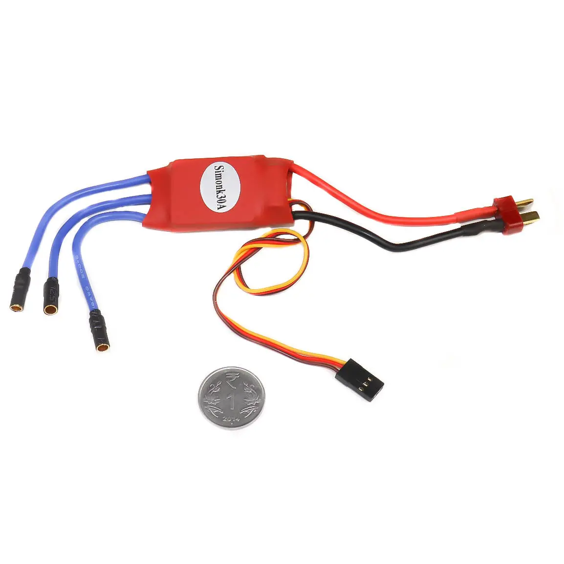Simonk 30A Bldc Esc Electronic Speed Controller With Connectors 1