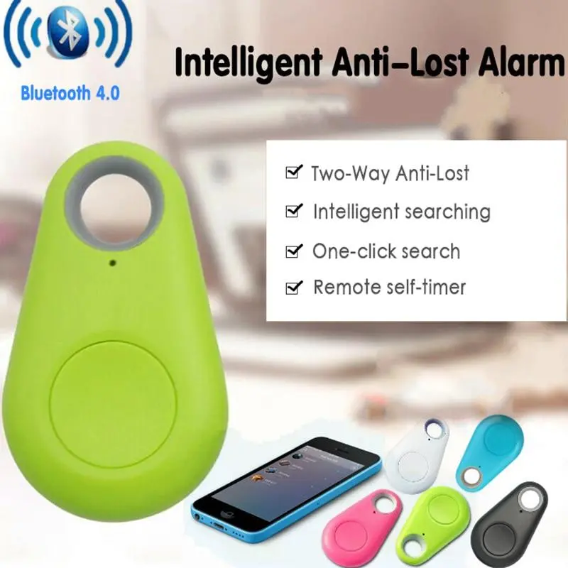 Gps Tracker Anti-Lost Waterproof Bluetooth Tracer For Pet Kids, Green 1