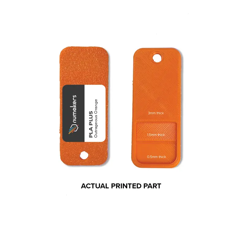 Numakers Pla+ Filament – Outrageous Orange – 1.75 Mm / 1 Kg 2