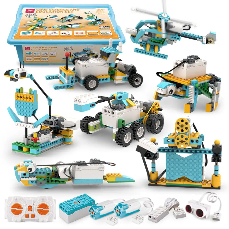 Cb05 606Pcs Science And Education Building Blocks Robot Diy With App Control 1