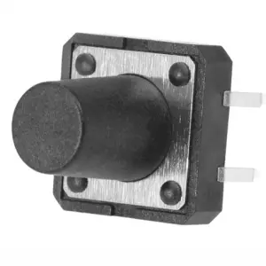 Tactile Switch / Reset Switch 4 Pin 12X12x6.5Mm ( Pack Of 1 ) 1