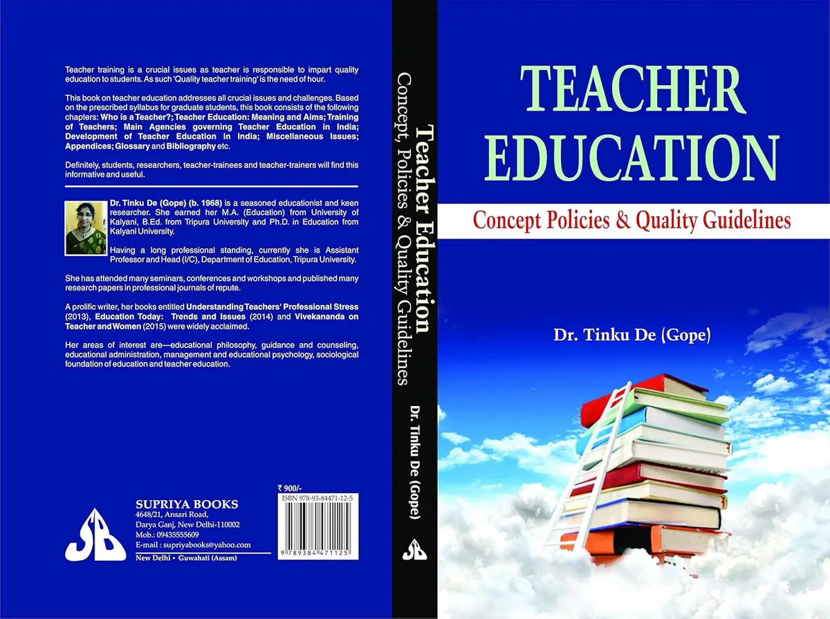 Teacher Education : Concept, Policies & Quality Guidelines By Dr. Tinku De [Hardcover] Old Book 1
