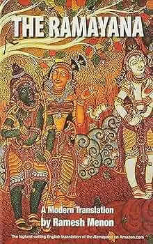 The Ramayana By Ramesh Menon [Hardcover] Old Book 1