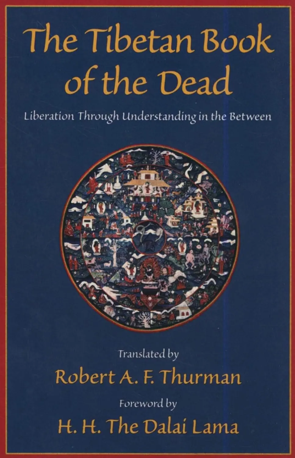 The Tibetan Book Of The Dead By Robert A.F. Thurman (Paperback) Old Book 1