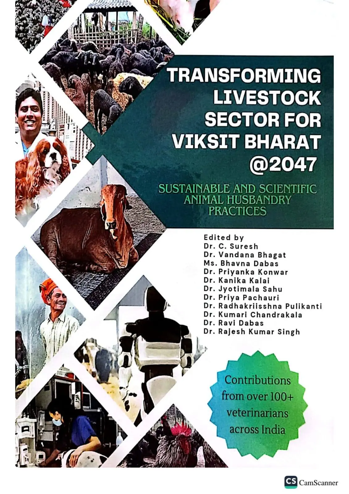 Transforming Livestock Secteor For Viksit Bharat @ 2047 : Sustainable And Scientific Animal Husbandry Practeices By Dr. C. Suresh & Dr. Vandana Bhagat [Hardcover] 1