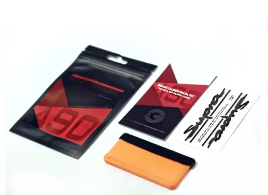 Toyota Gr Supra 2020+ (A90) Blackline Performance Brake Caliper Decal Set 2