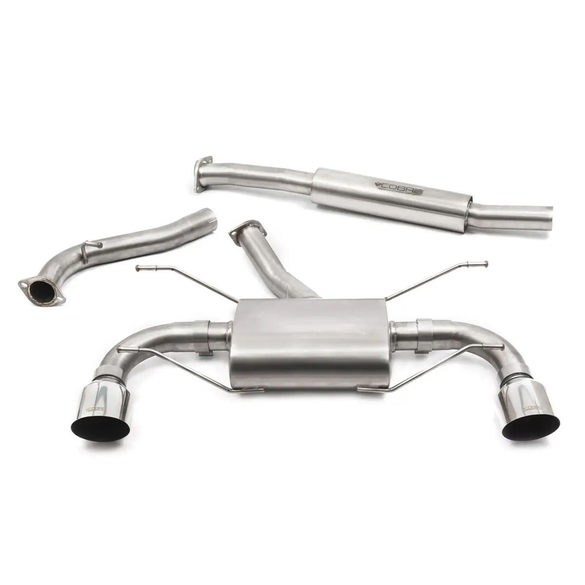 Cobra Sport Toyota Gr86 2.4L (22>) Secondary Cat Back Performance Exhaust 1