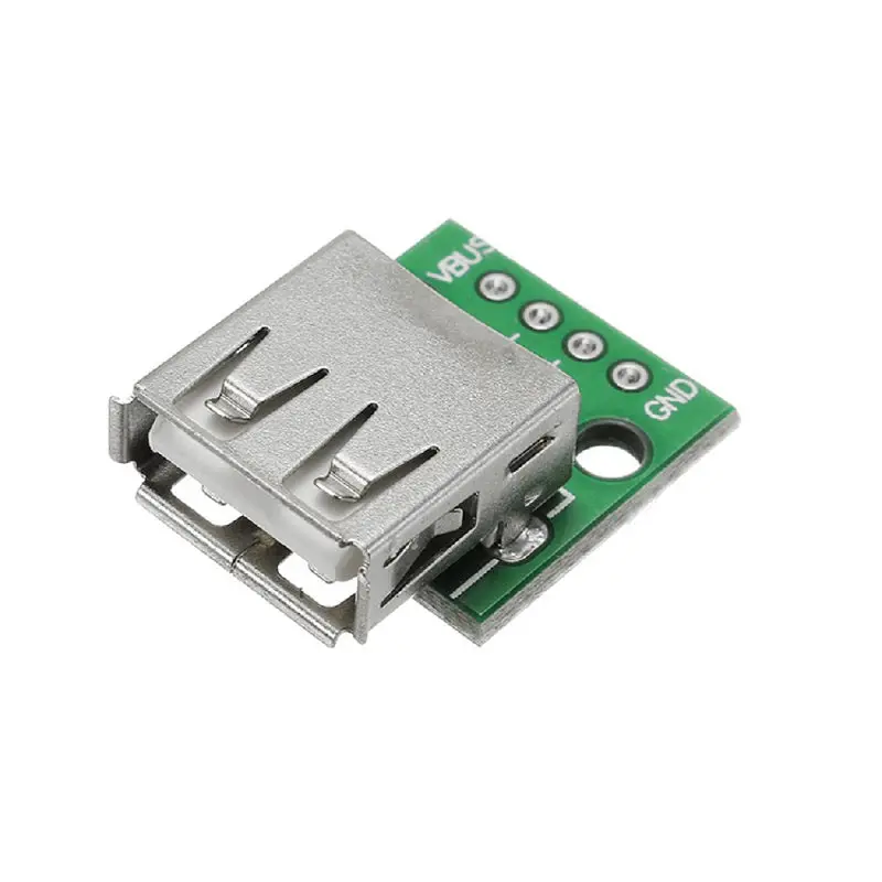 Usb Female To 2.54Mm Breakout Board With Direct 4P Adapter Board 1