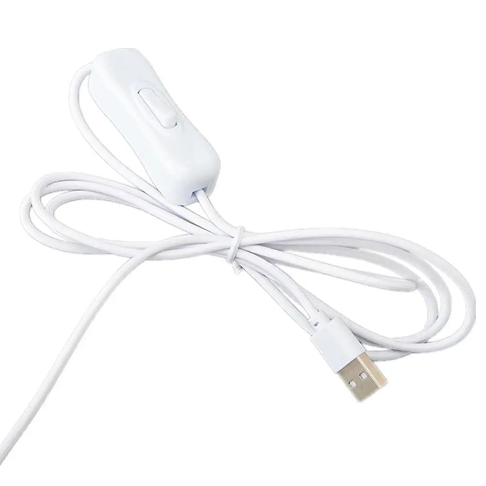 Usb To Micro Usb Cable 1.5 Meters With On/Off Switch Power Control For Raspberry Pi ( White) 1