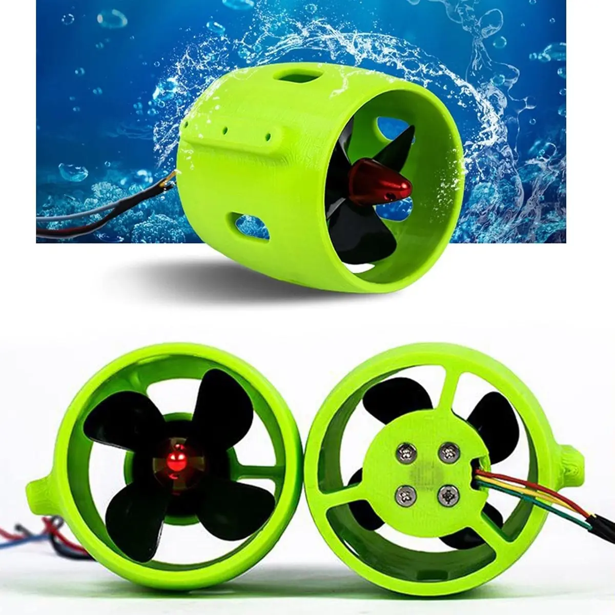 Underwater Thruster Propeller For Rc Ship Boat 480Kv Brushless Motor Pair (Cw+Ccw) 1