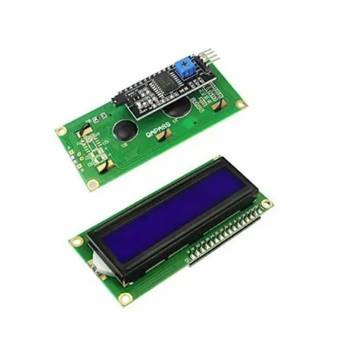 16X2 Lcd With I2c Module (Blue) 1