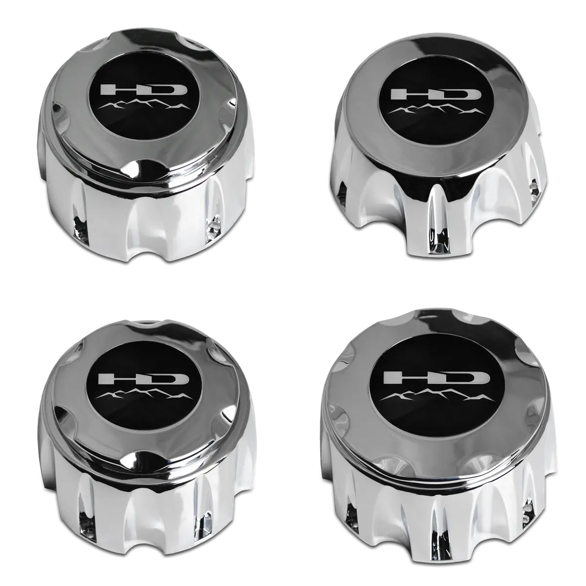 Hd Off-Road - V1 Chrome Standard Off-Road Truck Wheel Center Caps 1
