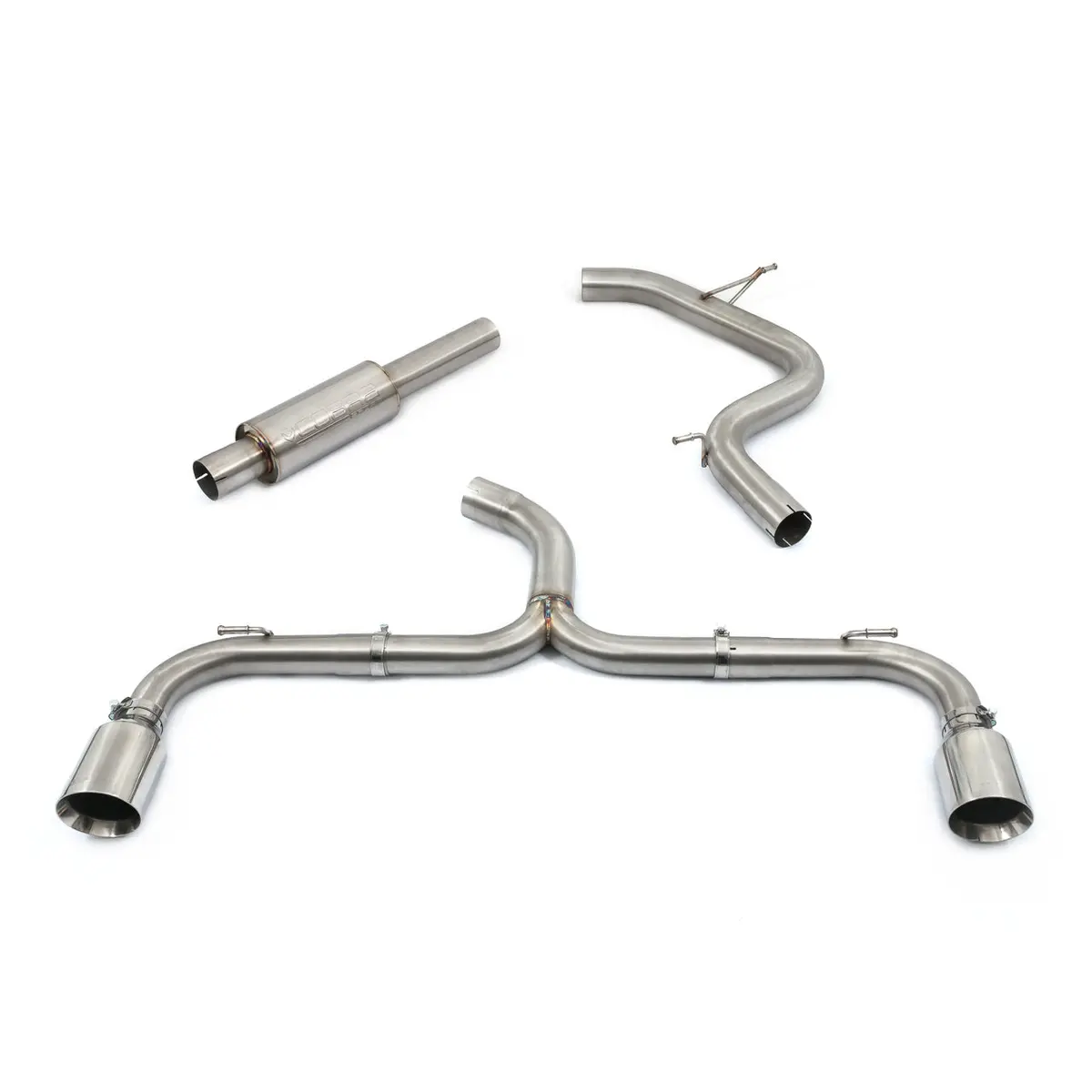 Cobra Sport Vw Golf Gti (Mk8) 2.0 Tsi (20>) Box Delete Race Gpf Back Performance Exhaust 1