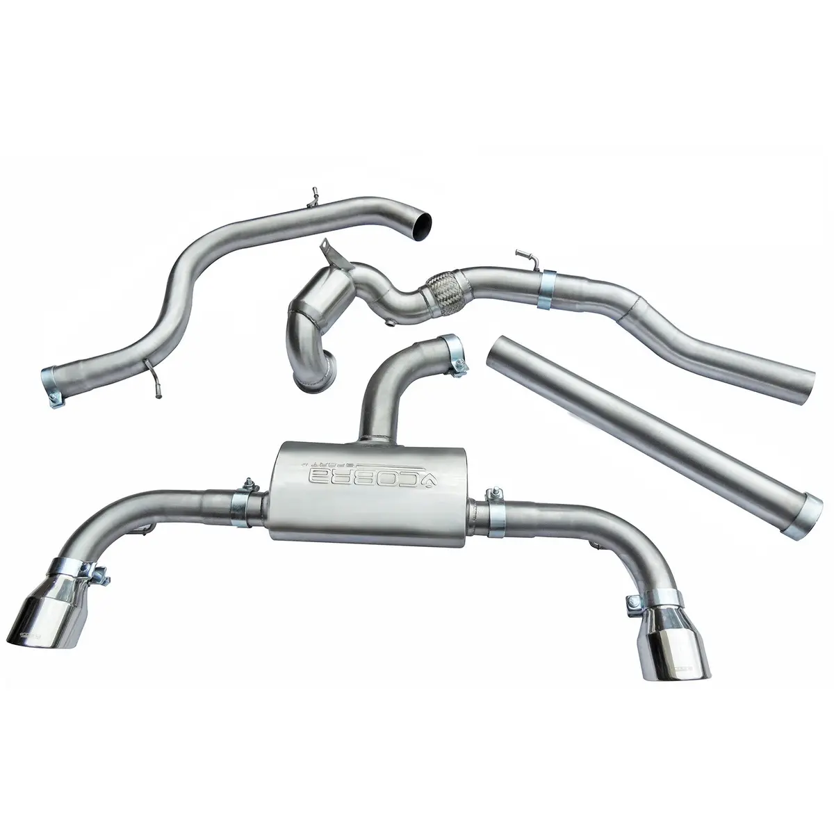 Cobra Sport Vw Golf Gti (Mk7) 2.0 Tsi (5G) (12-17) Turbo Back Performance Exhaust 6