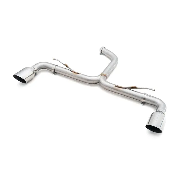Vw Golf R-Line (Mk8) 1.5 Tsi (20>) 'Gti Style' Dual Exit Rear Box Section Performance Exhaust 1