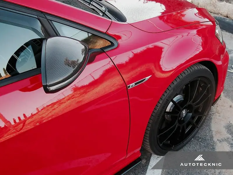 Autotecknic Replacement Carbon Mirror Covers - Volkswagen Golf R/ Golf Gti Mk7 Pre-Facelift 2