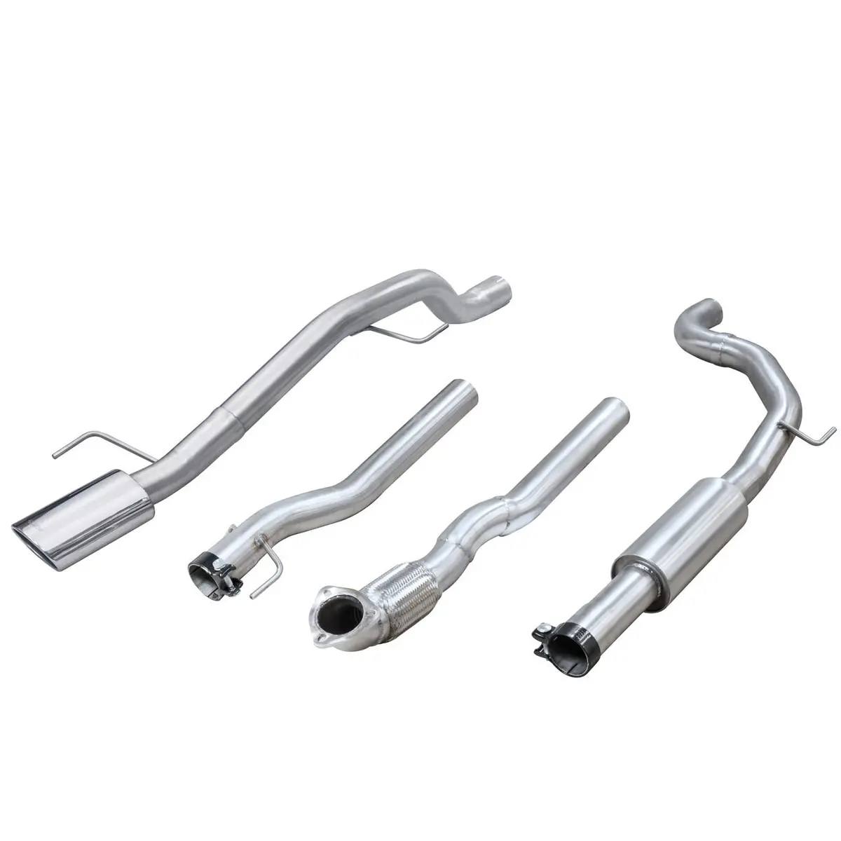 Cobra Sport Vauxhall Corsa E 1.0 Turbo (15-19) Venom Box Delete Cat Back Performance Exhaust 1