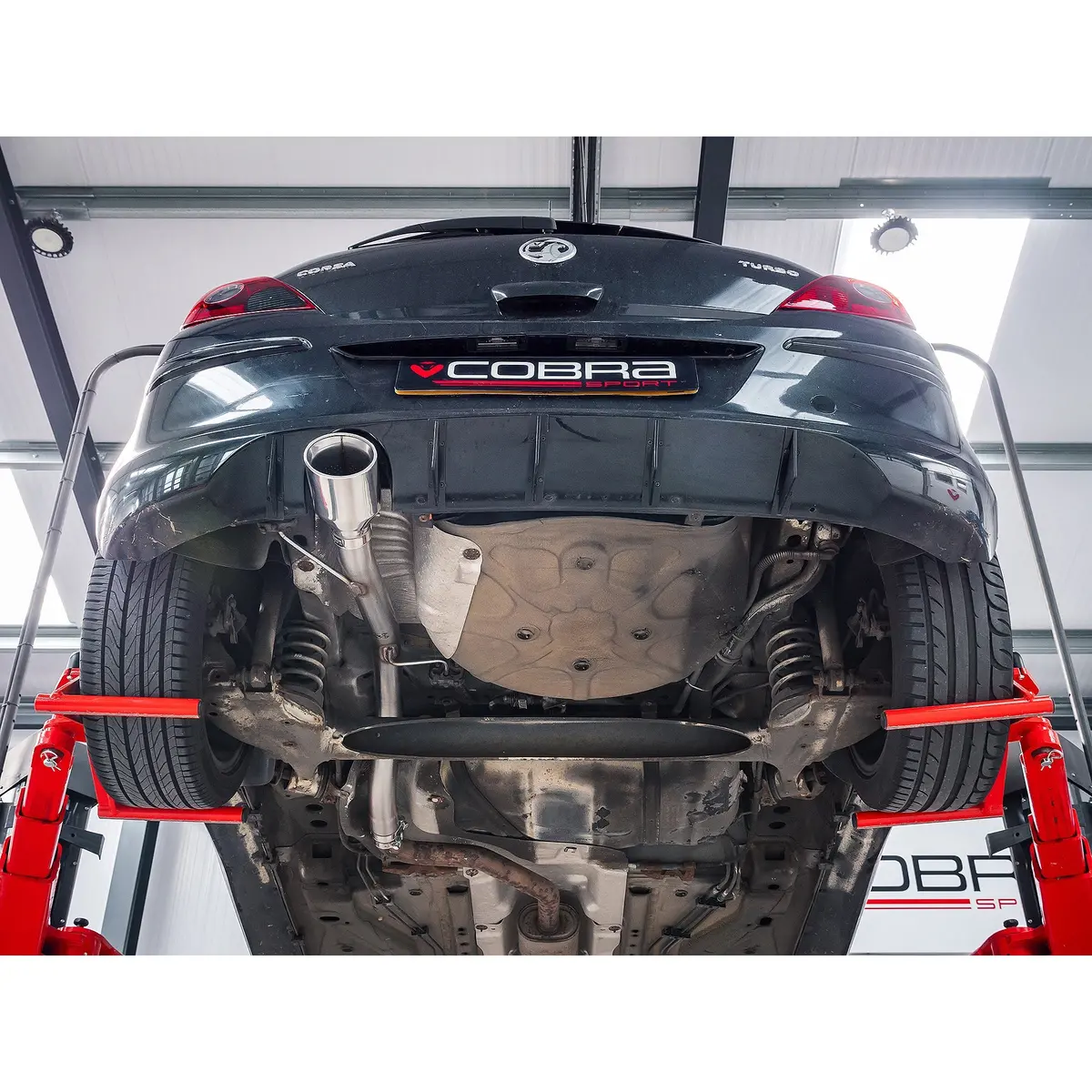 Cobra Sport Vauxhall Corsa D 1.4 Turbo Black Edition (12-14) Venom Box Delete Rear Performance Exhaust 4