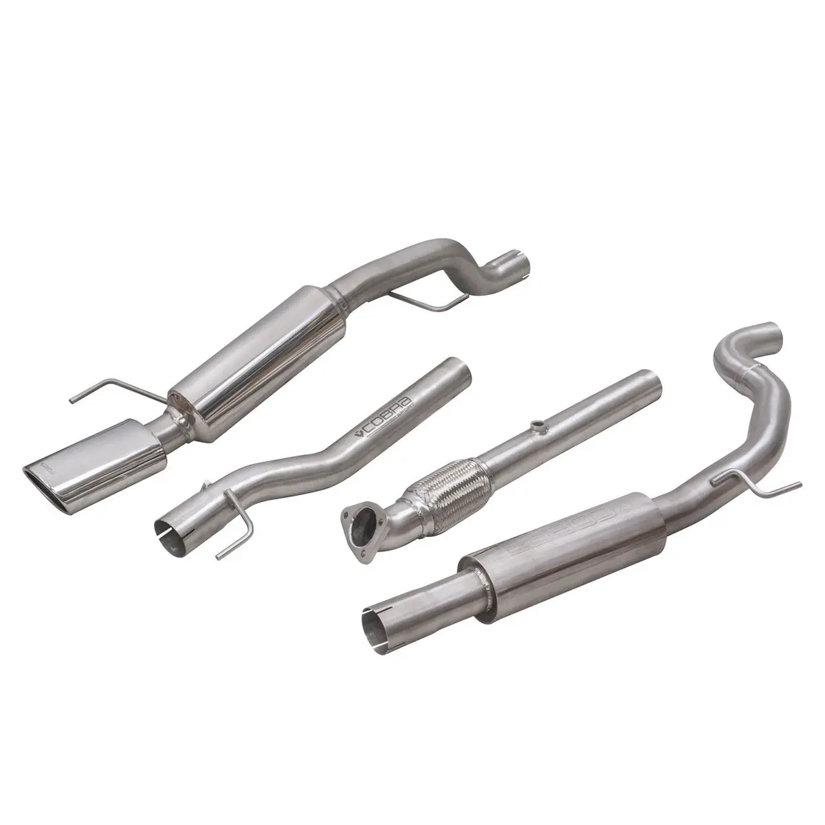 Cobra Sport Vauxhall Corsa E 1.4 Turbo (15-19) Cat Back Performance Exhaust 1