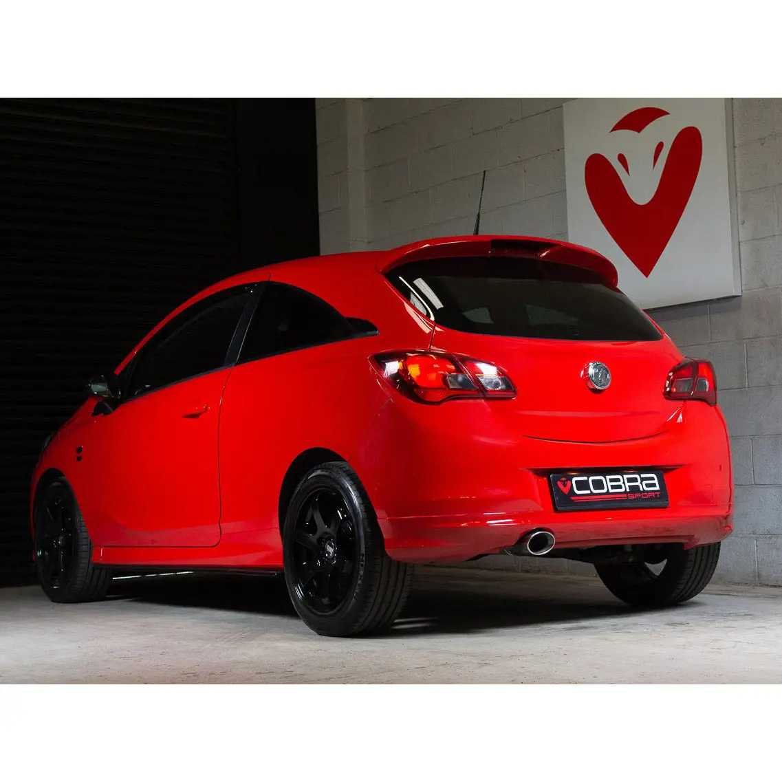 Cobra Vauxhall Corsa E 1.4 N/A (15-19) Rear Box Section Performance Exhaust 4