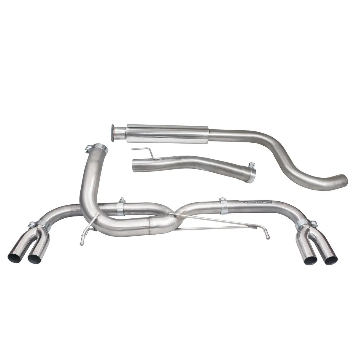 Cobra Sport Vauxhall Astra J Vxr (12-19) Venom Box Delete Cat Back Performance Exhaust 1