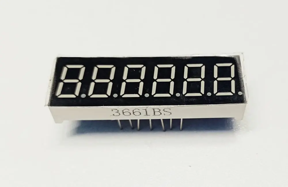 6 Digit 7 Segment Display Ca (3661Bs) 1
