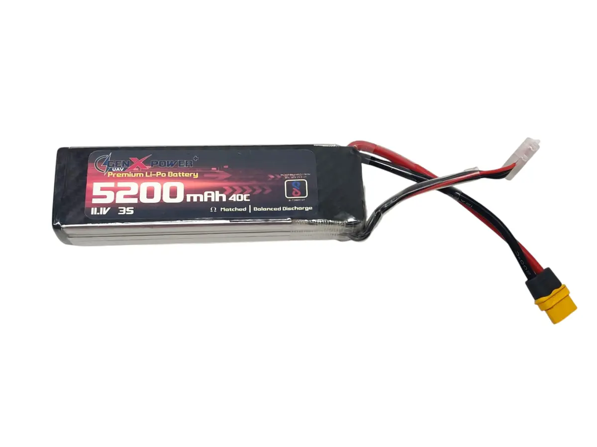 Genx 11.1V 3S 5200Mah 40C / 80C Premium Lipo Lithium Polymer Battery 1