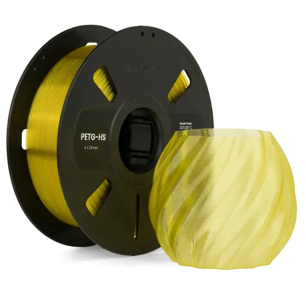 Numakers Petg Translucent Filament – Yellow – 1.75 Mm / 1 Kg 1