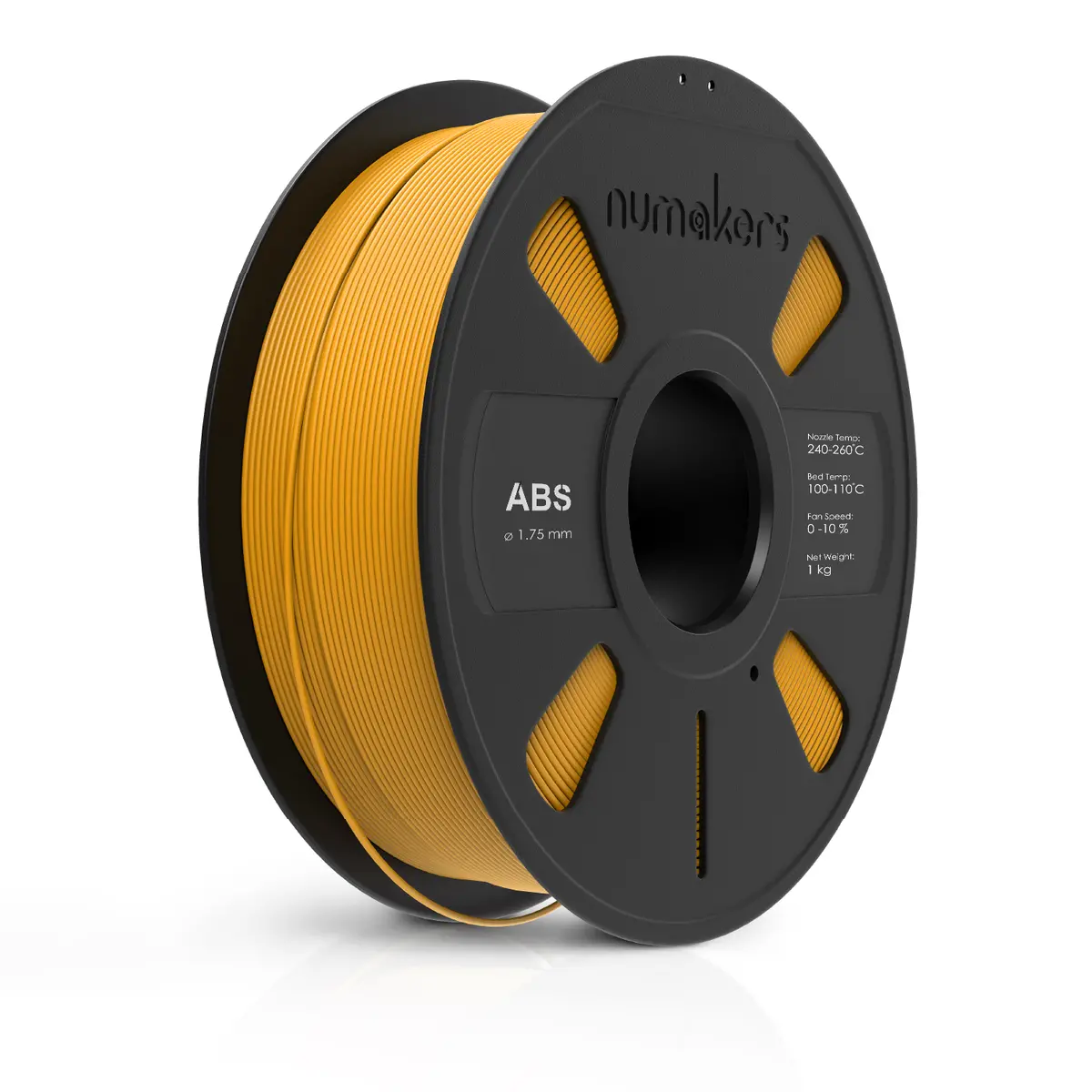Numakers Abs Filament- Lemon Yellow - 1.75 Mm / 1 Kg 1